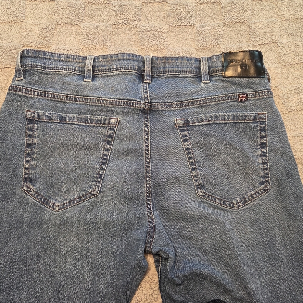 English Laundry Men’s Harrow Straight Fit Stretch Denim Blue Jeans Size 38x30 - Picture 9 of 15